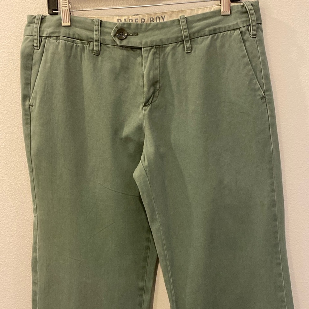 Madewell Faded Army Green Paperboy Chinos
